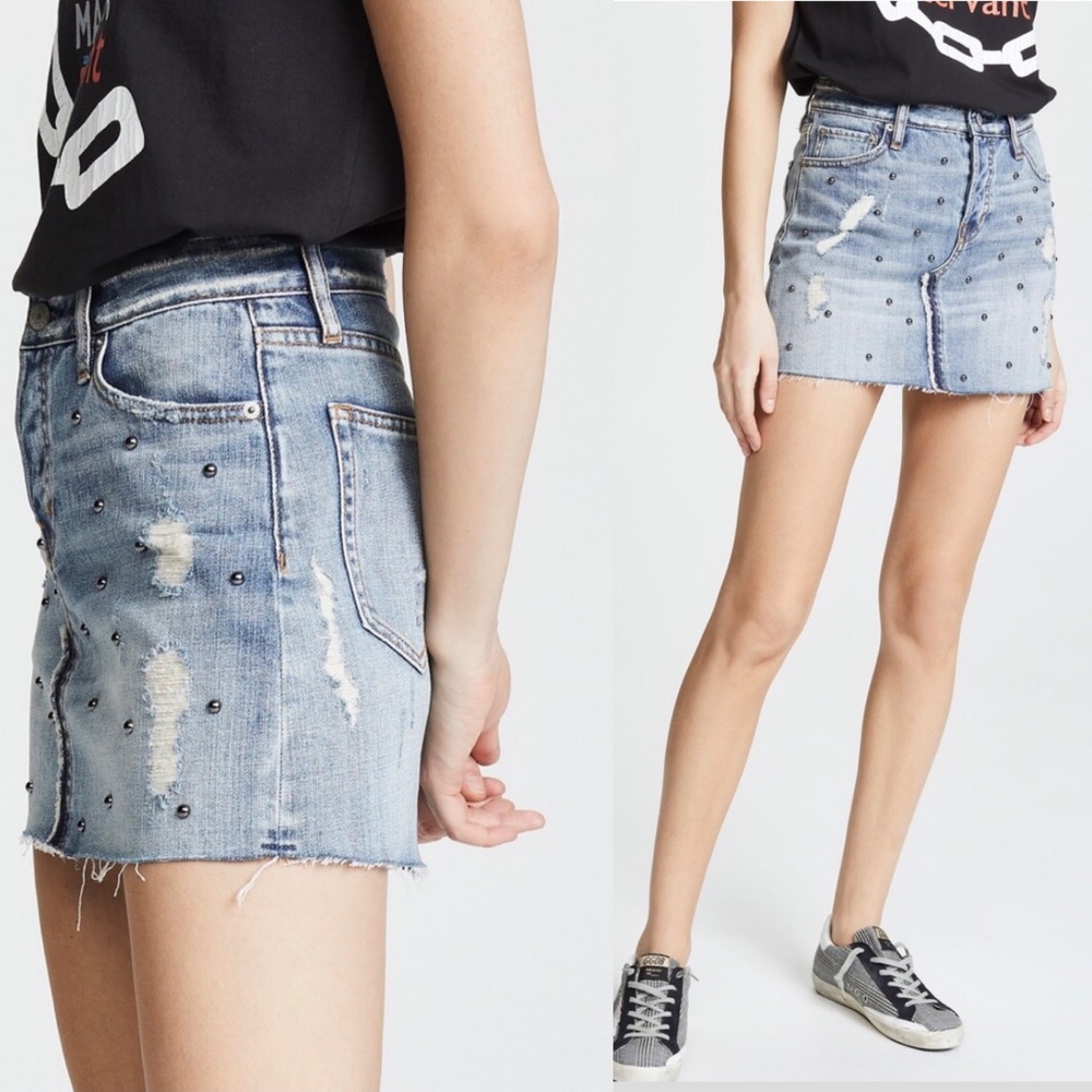 Rails Denim Mini Skirt